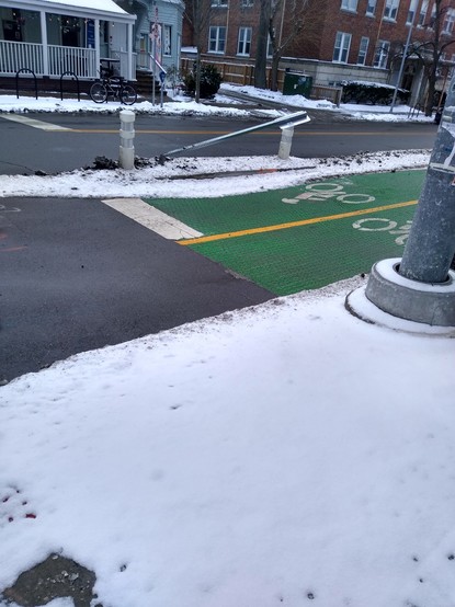 Bike sign down