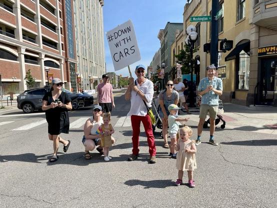 2022 family photo on the street where I live